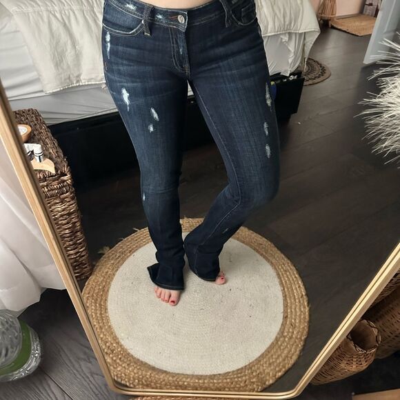 Genetic Denim Women’s 27 Dark Wash Boot Cut Jeans Y2K - Picture 6 of 9